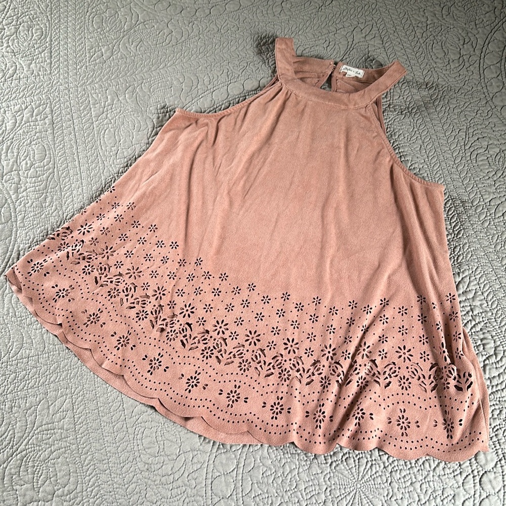 Skylar & Jade Suede Tank